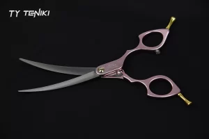 BS-6.25 / BS-65 Small Curved Dog Grooming Scissors