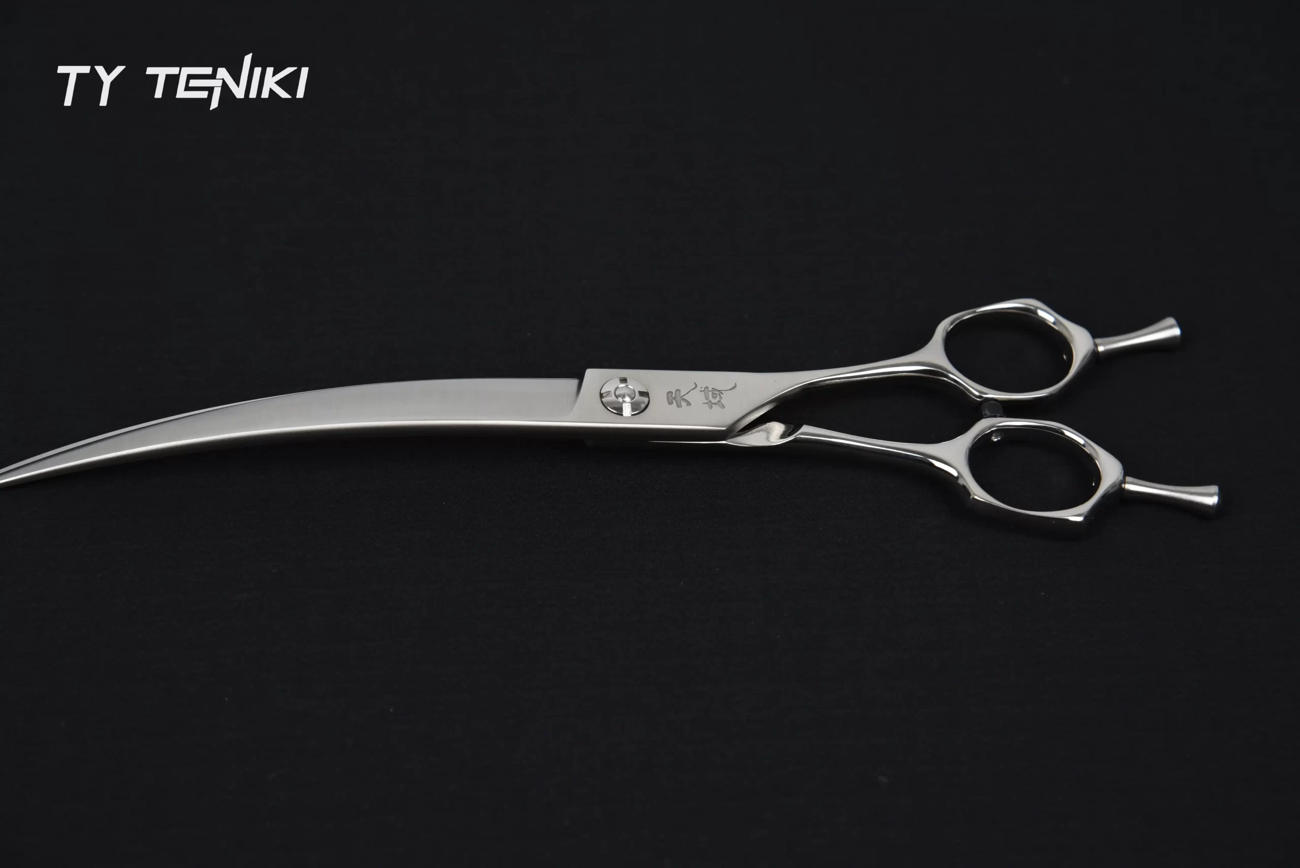 DS-75 Precision Curved Dog Grooming Scissors – 30° Matte VG10 - Image 2
