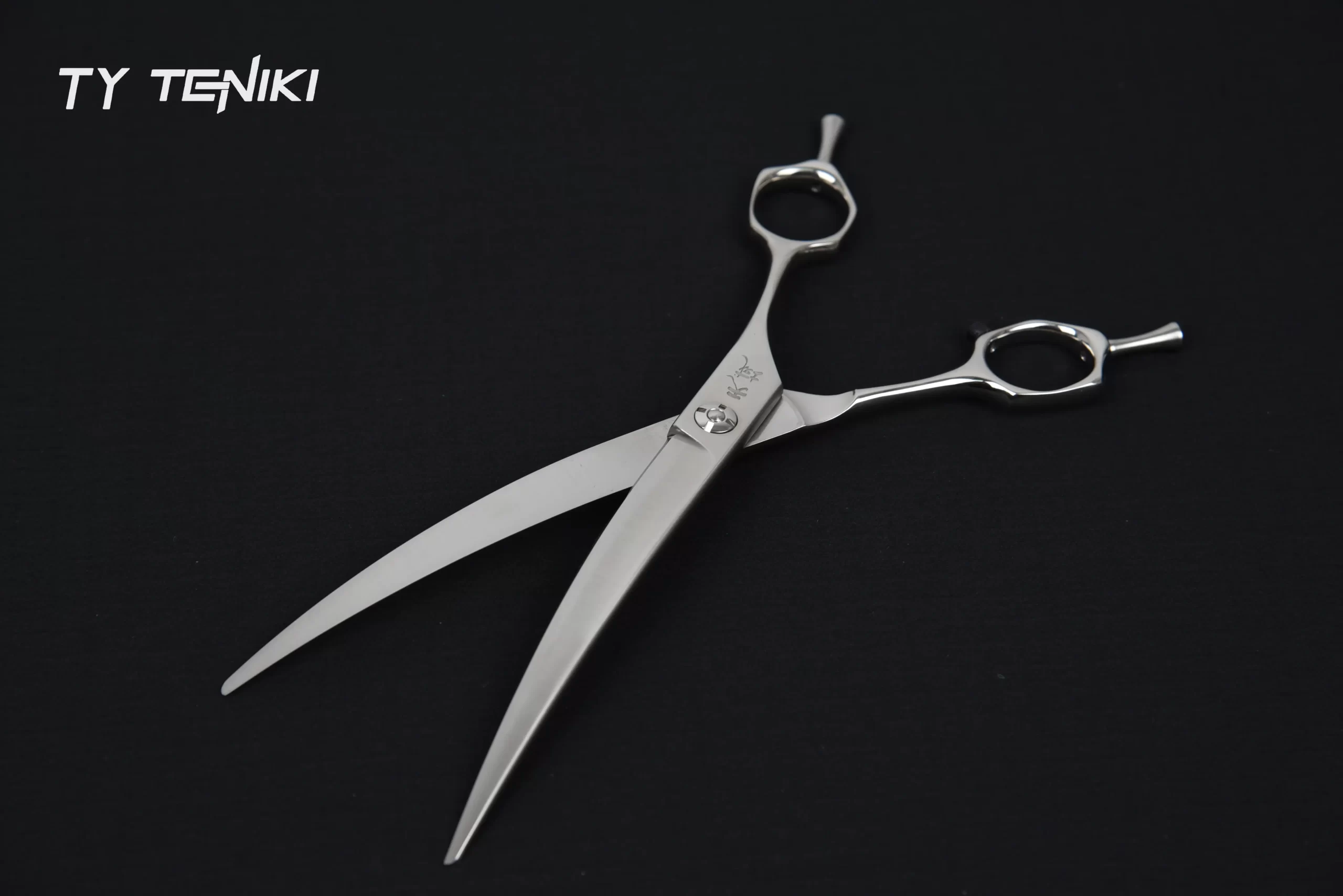 DS-75 Precision Curved Dog Grooming Scissors – 30° Matte VG10 - Image 4