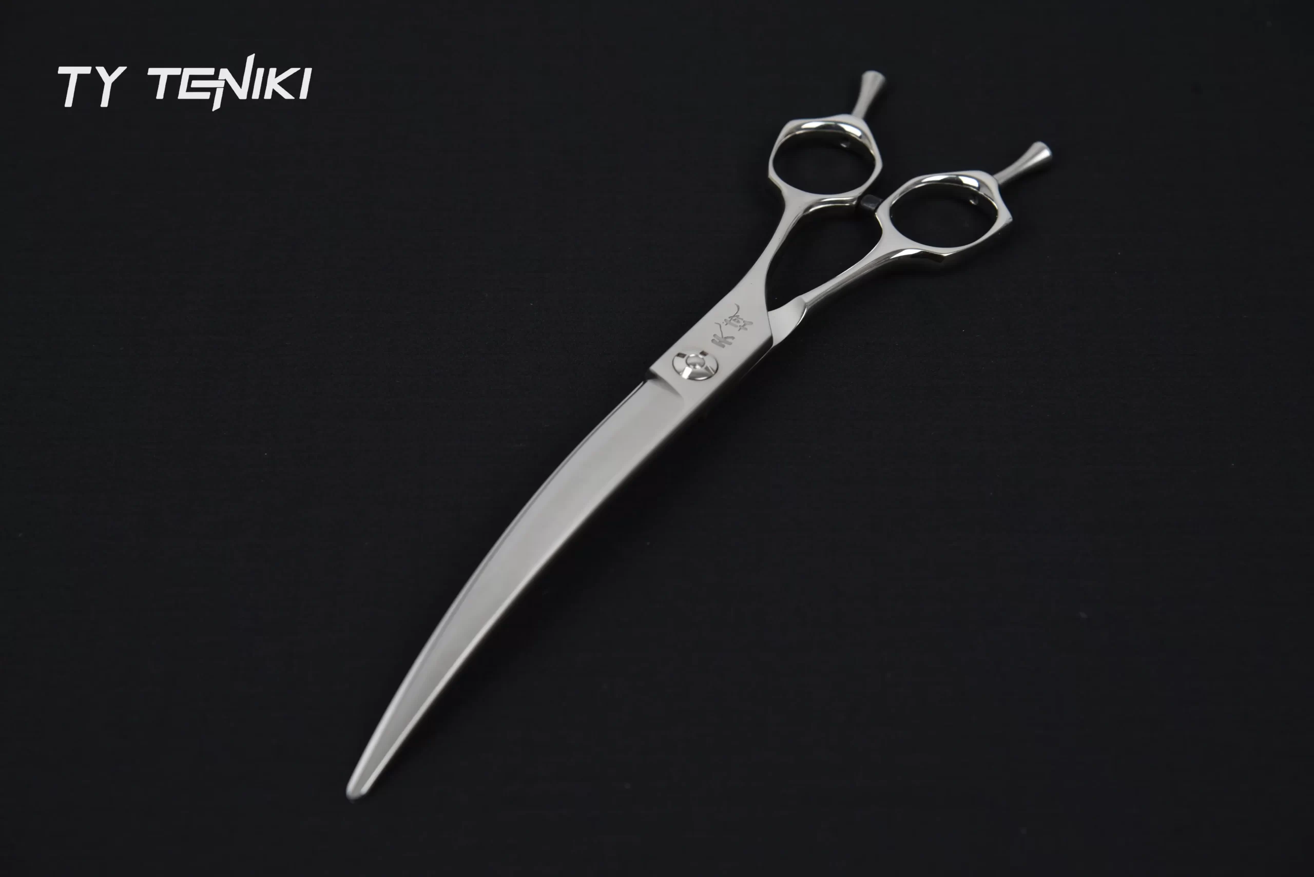 DS-75 Precision Curved Dog Grooming Scissors – 30° Matte VG10 - Image 3