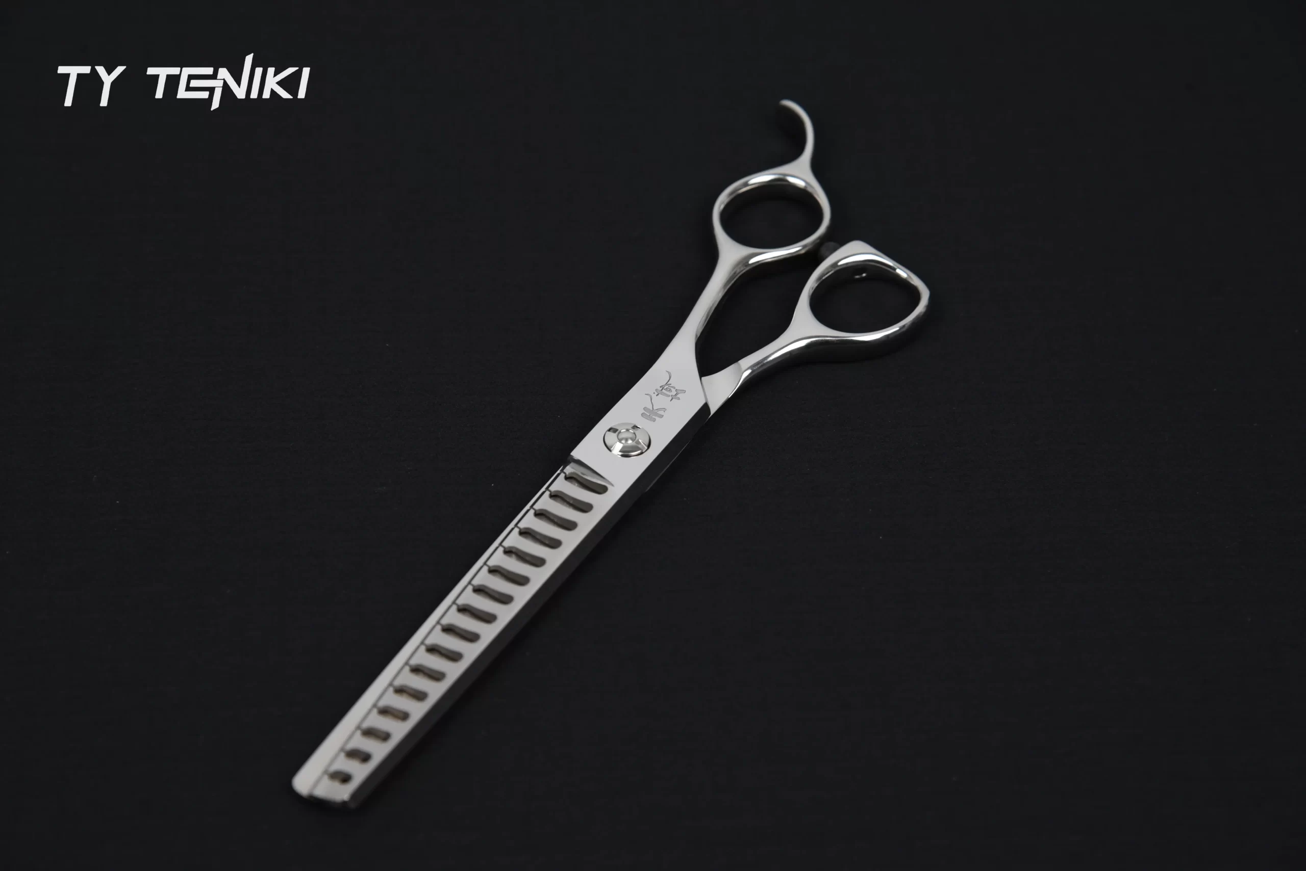 TS-70 Professional Straight Fishbone Grooming Scissors – VG10 - Image 3