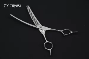 TS-70C Curved Fishbone Dog Grooming Scissors – VG10