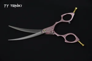 BS-65 Colorful 6.5" VG10 Curved Grooming Scissor for Asian Fusion Detailing